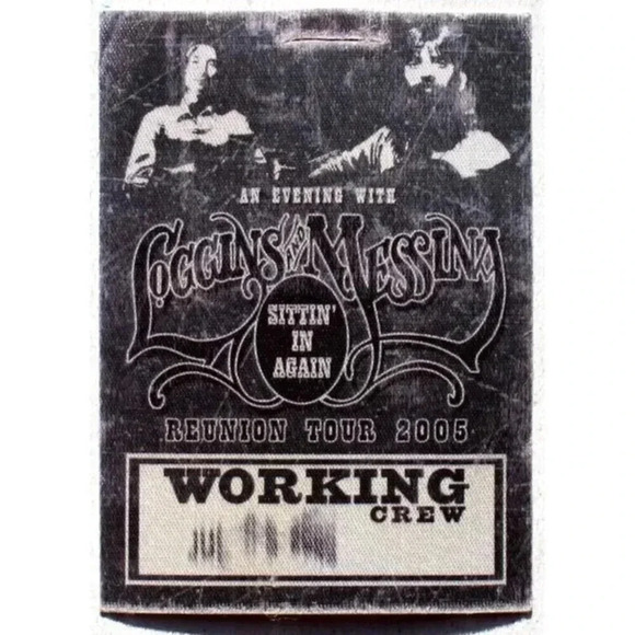 Vtg All Access Backstage Crew Pass / VIP Sticker - 2005 Loggins & Messina - Picture 1 of 2